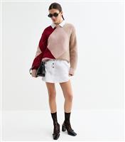 Women's White Shirt Style Skirt Tokyo Doll New Look