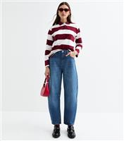 Women's Blue Barrel Leg Jeans Tokyo Doll New Look