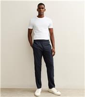 Men's Navy Slim Fit Jogger Trousers Jack & Jones New Look