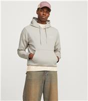 Men's Grey Logo Print Sweatshirt Jack & Jones New Look