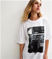 Women's White Oasis London Bus Print T-Shirt Only and Sons New Look