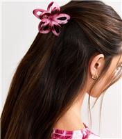 Pink Ombre Cut Out Flower Hair Clip New Look