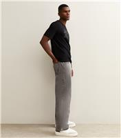 Men's Grey Baggy Leg Jeans Jack & Jones New Look