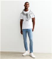 Men's Light Blue Slim Fit Jeans Jack & Jones New Look