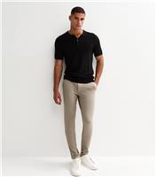 Men's Stone Slim Fit Trousers Only and Sons New Look