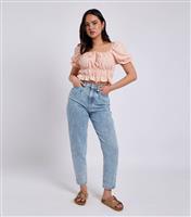 Women's Blue Tapered Jeans Urban Bliss New Look