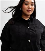 Women's Black Patch Pocket Cropped Jacket Urban Bliss New Look