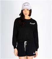 Women's Black Midi Logo Print Sweatshirt Pineapple New Look