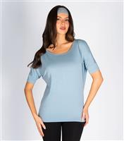 Women's Blue Round Neck Top Pineapple New Look