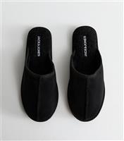 Men's Black Faux Suede Slippers Jack & Jones New Look