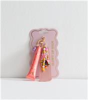 Orange Lip Balm and Sleeve Bag Charm New Look