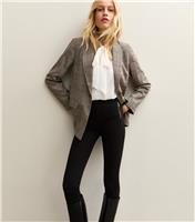 Women's Black Ponte Leggings New Look