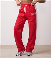 Women's Red GKW Tracksuit Bottoms Gym King New Look