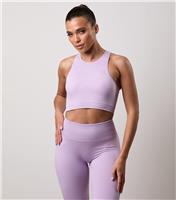 Women's Lilac Sculpt Seamless Tank Top Gym King New Look