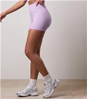 Women's Lilac Sculpt Seamless 3 Cycle Shorts Gym King New Look