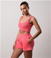 Women's Coral 365 Ribbed Scoop Neck Sports Bra Gym King New Look