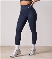 Women's Blue 365 Scrunched Back Leggings Gym King New Look
