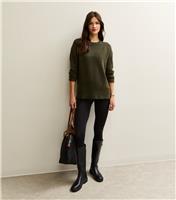 Women's Tall Black High Waisted Leggings New Look