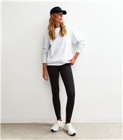 Women's Tall Pack Of 2 Black Stretch Cotton Leggings New Look