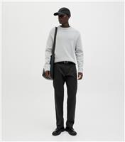 Men's Black Hybrid Joggers Jack & Jones New Look