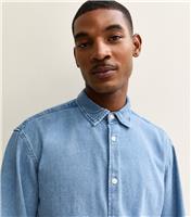 Men's Light Blue Regular Denim Long Sleeve Shirt Jack & Jones New Look