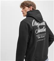 Men's Black Original Studios Hoodie Jack & Jones New Look