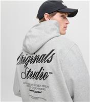 Men's Grey Original Studios Hoodie Jack & Jones New Look