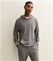 Men's Grey Relaxed Super Soft Hoodie New Look