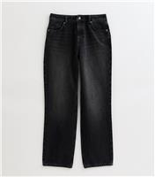 Women's Black Anica Straight Jeans New Look