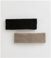 Pack of 2 Multi Colour Chunky Headbands New Look