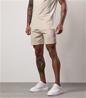 Men's White Contrast Panel Logo Shorts Gym King New Look