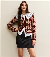 Women's Black Stretch Cotton Tube Mini Skirt New Look