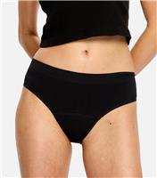 Women's Pack of 2 Black Moderate Flow Period Briefs Modibodi New Look