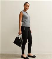 Women's Petite Black Slim Leg Trouser New Look