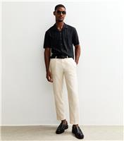 Men's White Relaxed Fit Tailored Trousers Jack & Jones New Look