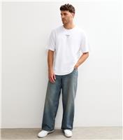 Men's Blue Wide Leg Jeans Jack & Jones New Look