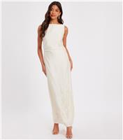 Women's Cream Sleeveless Midaxi Dress Quiz New Look