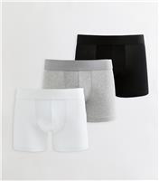 Men's Mens Pack Of 3 Multicolour Boxers New Look