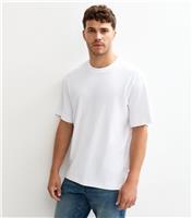 Men's White Crew Neck T-Shirt Jack & Jones New Look