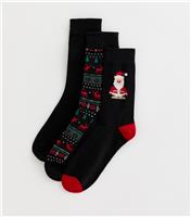 Men's Black Ankle Socks Gift Box Jack & Jones New Look