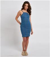 Women's Blue Denim Dress Urban Bliss New Look