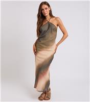 Women's Green Ombre Bead Detail Maxi Dress Urban Bliss New Look