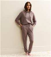 Women's Mink Brushed Rib Tapered Trousers New Look