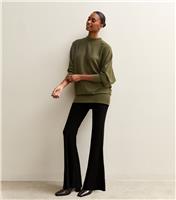 Women's Light Green Soft Touch Batwing Jumper New Look