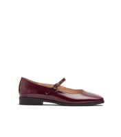 Women's Dark Burgundy Ballet Flats London Rebel New Look