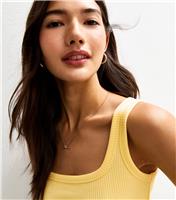 Women's Yellow Square Neck Vest New Look