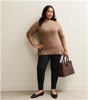 Women's Plus Size Black Emilee Jeggings Curves New Look