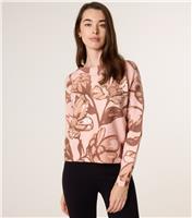 Women's Pink Embellished Floral Jumper Blue Vanilla New Look