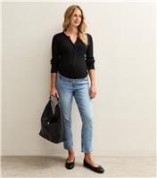 Women's Maternity Light Blue Hannah Straight Leg Jeans New Look