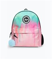 Pink Pastel Drips Backpack School HYPE New Look